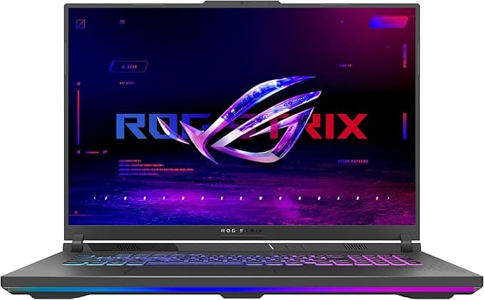 ASUS ROG Strix G18 (2025) Gaming Laptop, 18” ROG FHD+ 16:10 144Hz, NVIDIA® GeForce RTX™ 5050, AMD Ryzen™ 9 8940HX Mobile Processor, 16GB DDR5-5200Mhz, 1TB SSD, Wi-Fi 6E, Wind 11 Home