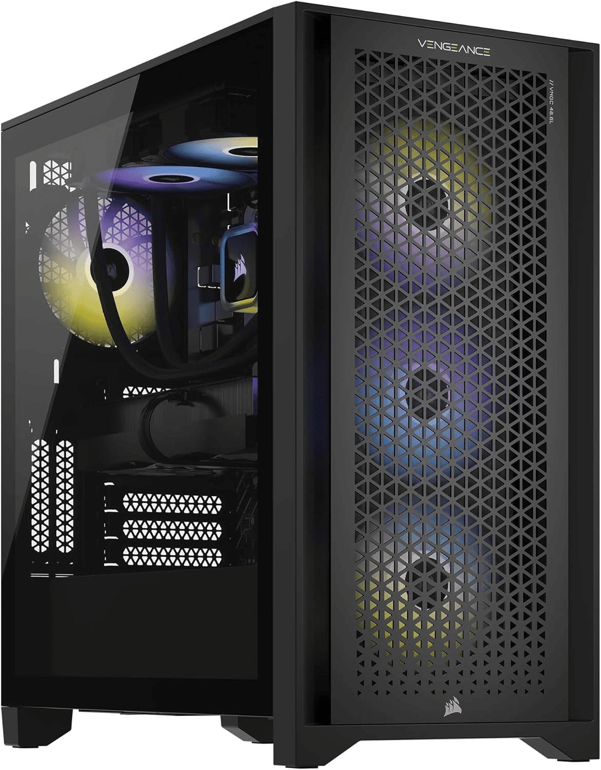 Corsair Vengeance i7500 Series Gaming PC - Liquid Cooled Intel Core i5 14600KF CPU - NVIDIA GeForce RTX 4070 Super GPU - 32GB Vengeance RGB DDR5 Memory - 1TB M.2 SSD - Black