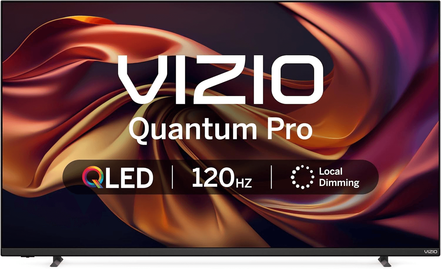 VIZIO 50-inch Quantum Pro 4K 120Hz QLED HDR10+ Smart TV with Dolby Vision, Active Full Array, 240Hz @ 1080p PC Gaming, WiFi 6E, Apple AirPlay, Chromecast Built-in, M50QXM-K01
