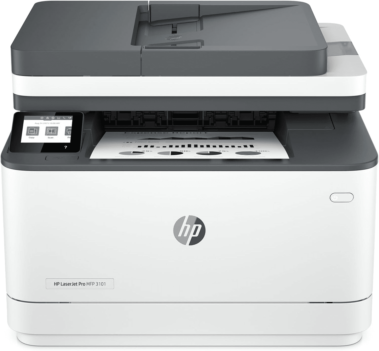 HP Laserjet Pro MFP 3101fdw Wireless Black & White All-in-One Laser Printer, Scanner, Copier, Fax, Best-for-Office (3G628F)